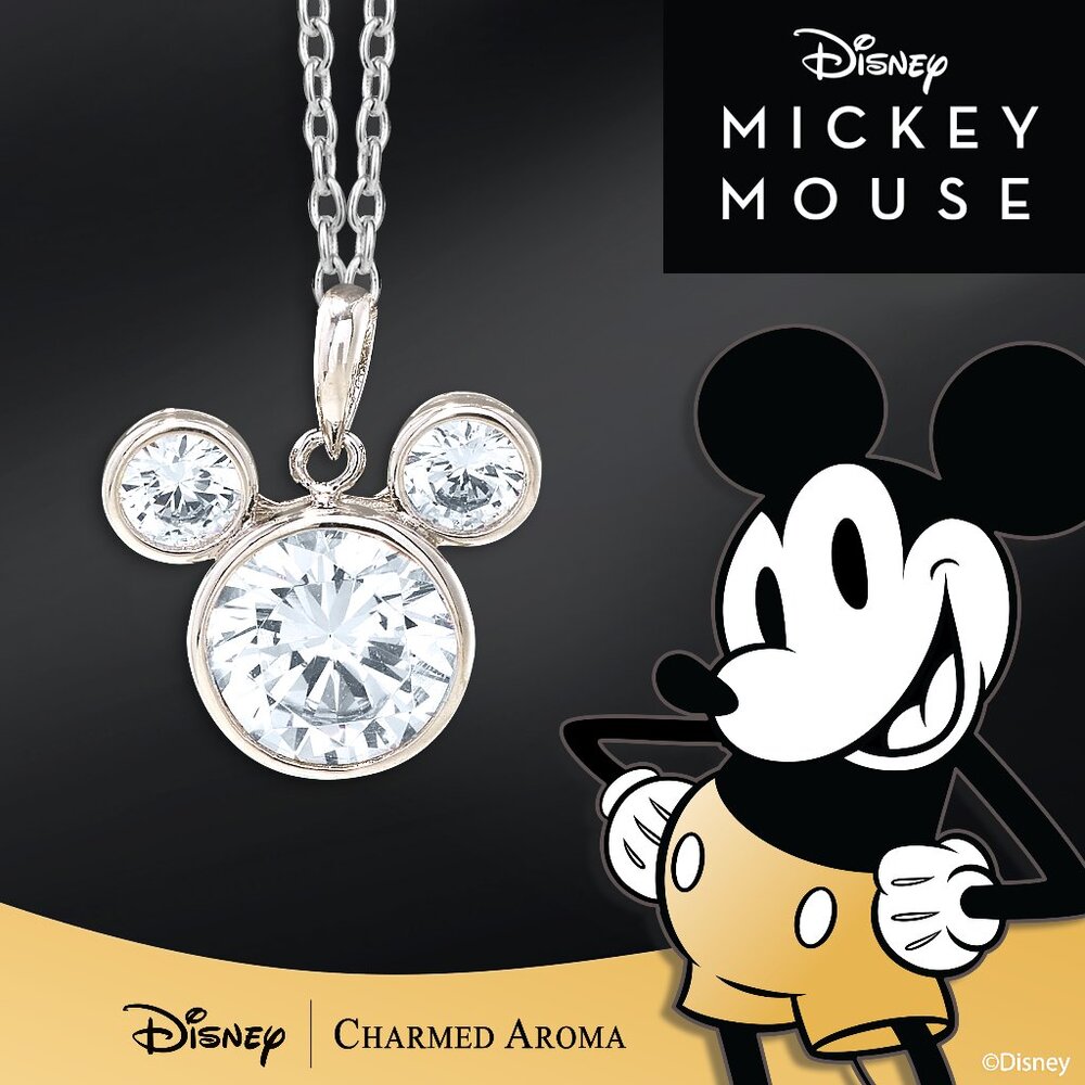 Disney Mickey Mouse Necklace, Charmed Aroma